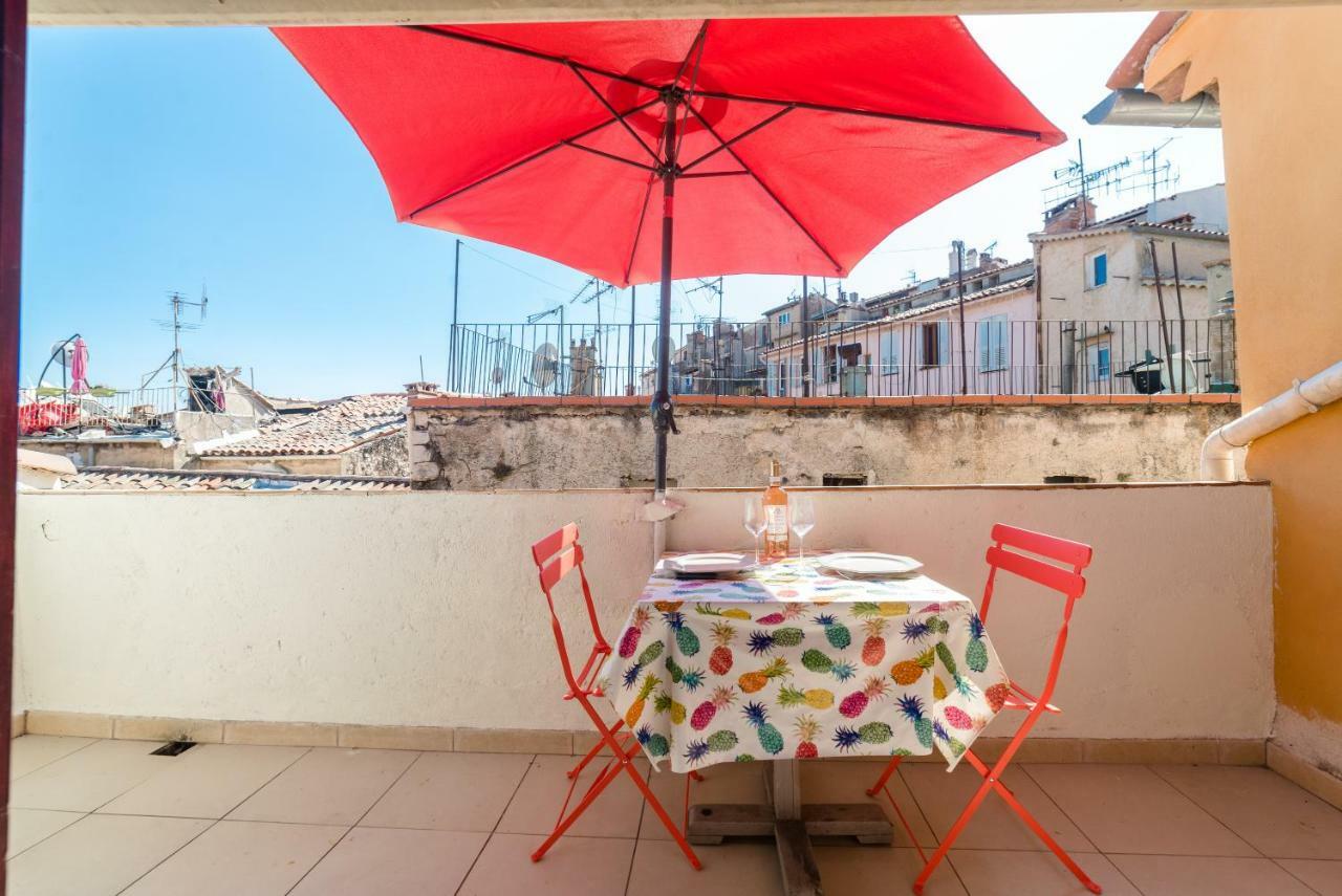 Apt Terrasse Centre Historique Grasse Bagian luar foto