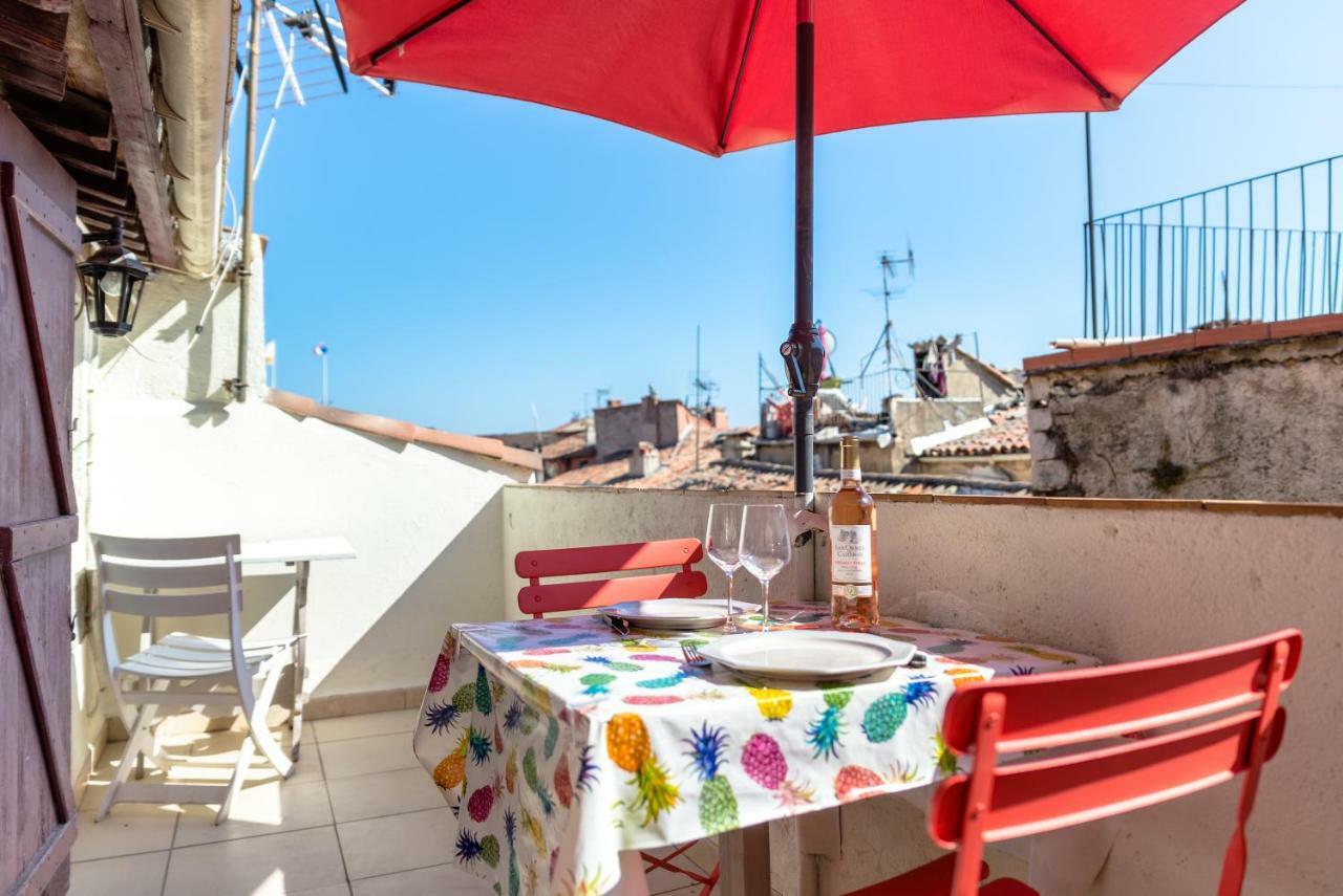 Apt Terrasse Centre Historique Grasse Bagian luar foto